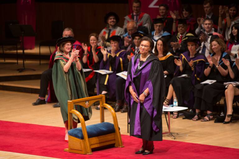 UCL Laws graduation ceremony 2019 Baroness Scotland receives honorary LLD