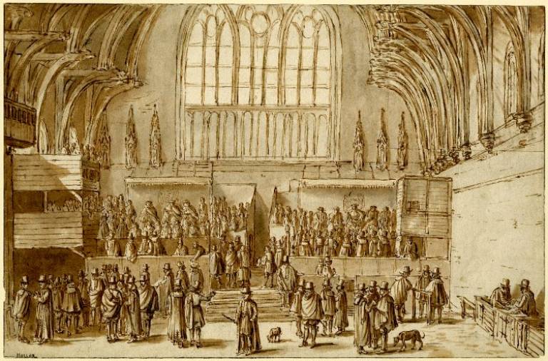 Drawing of Westminster Hall