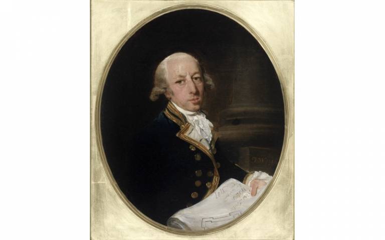 Oil painting of Captain Arthur Phillip, 1786, by Francis Wheatley