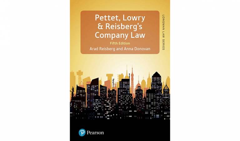 Cover of Pettet, Lowry & Reisberg’s Company Law