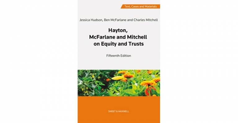 Front cover of the book Hayton, McFarlane and Mitchell on Equity and Trusts