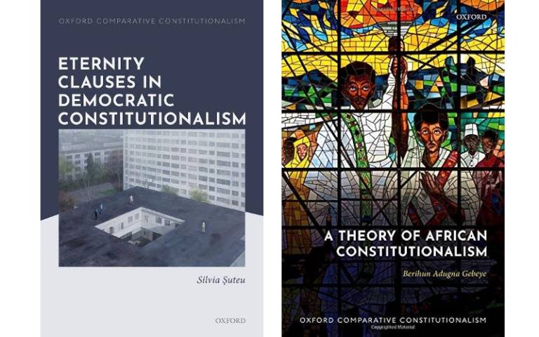 Front covers of Eternity Clauses in Democratic Constitutionalism and A Theory of African Constitutionalism