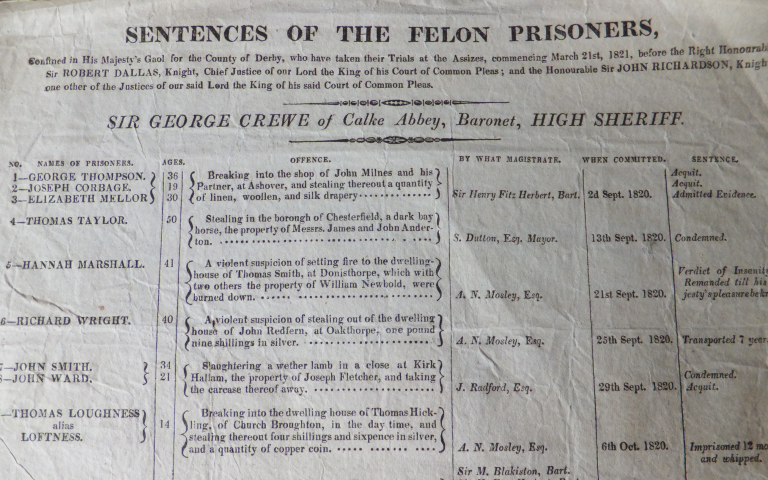 Old newspaper article regarding criminal law