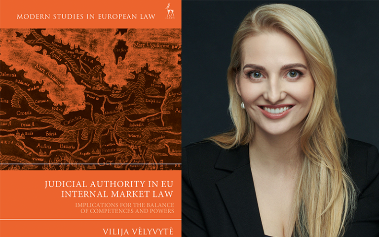 Image of Dr Vilija Vėlyvytė and her book cover