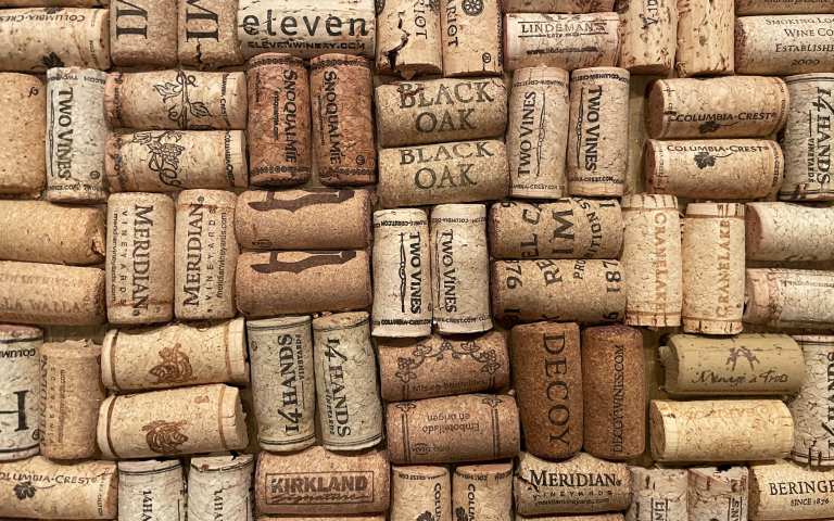 Image of various corks in pairs