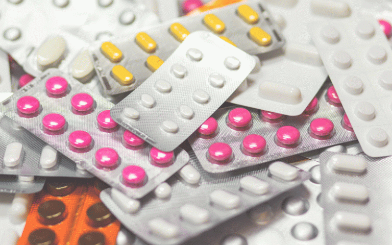 image of pills in blister packs