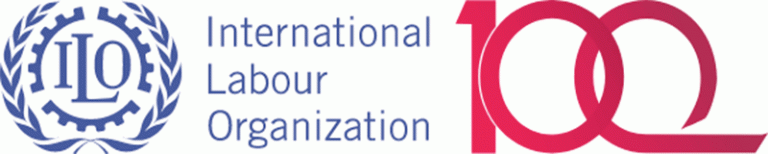 ILO 100 years logo