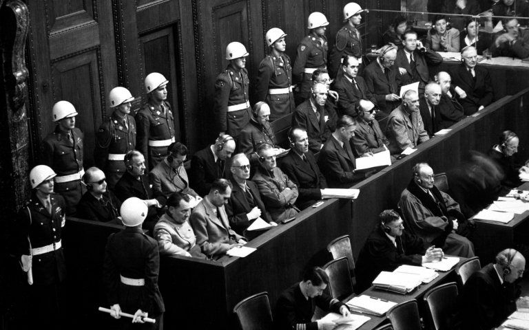 Image of Nuremberg trial