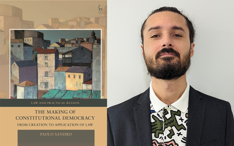 Image of Dr Pablo Sandro and his book cover