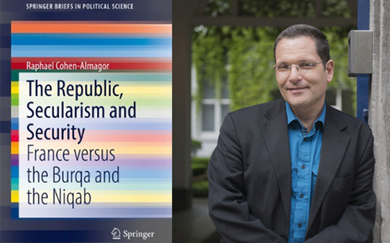 Image of Prof. Raphael Cohen-Almagor’s and book cover
