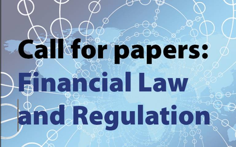 financial Law and regulation call for papers banner