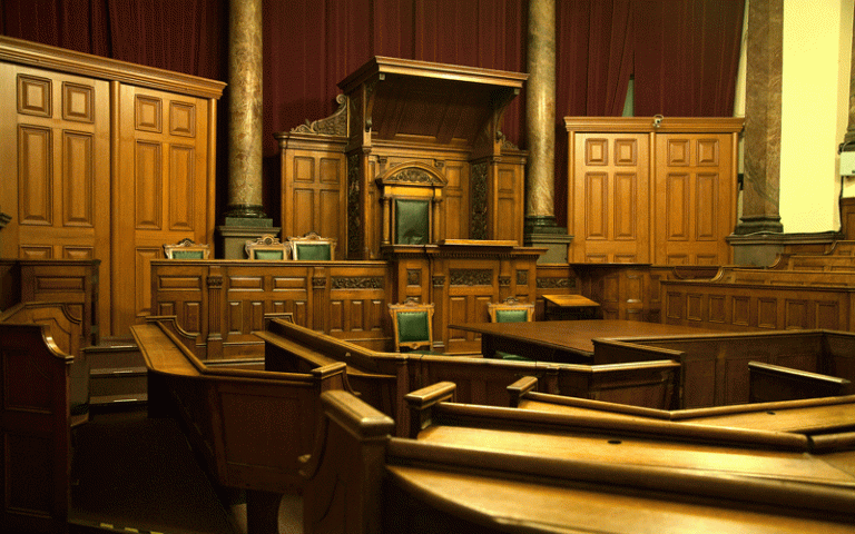 Image of a Victorian Civil Courtroom