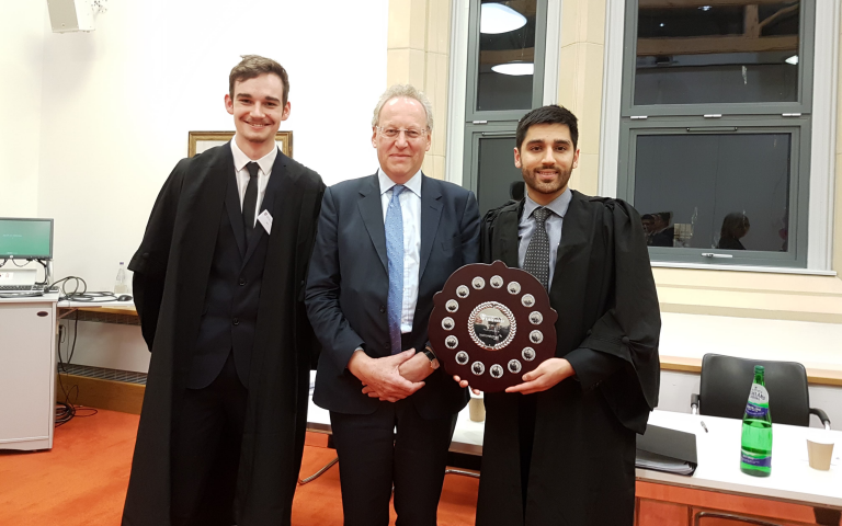 James Witherspoon, Mr Justice Nicholas Green and Sapan Maini-Thompson
