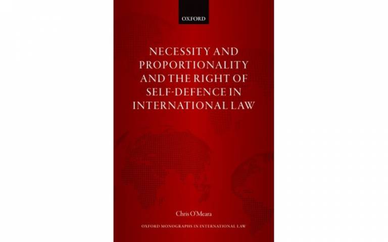 Cover of Necessity and Proportionality and the Right of Self-Defence in International Law 