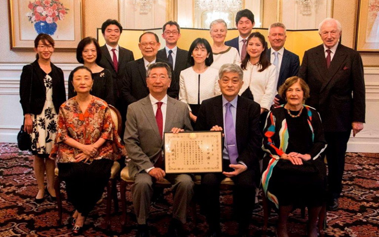 Professor Hiroshi Oda awarded official commendation by Ambassador of Japan to the UK