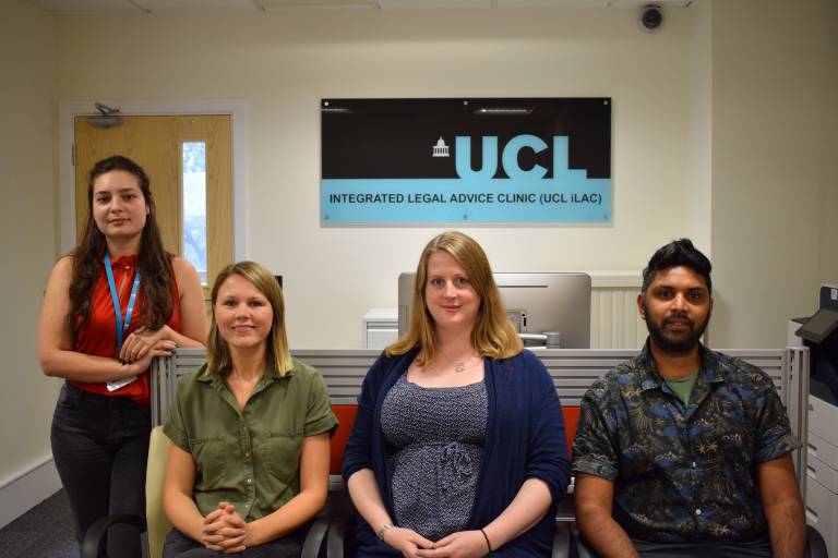 Team at UCL Integrated Advice Clinic