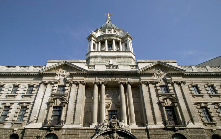 Building of the Central Criminal Court in London