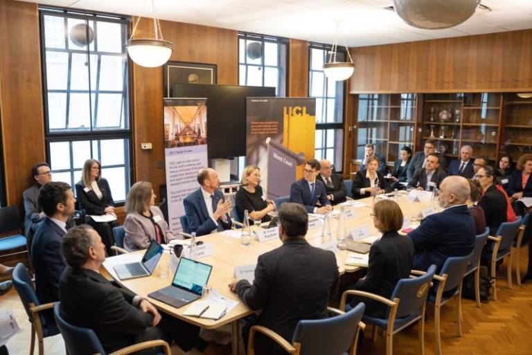 UCL Laws, FCDO and British Council roundtable discussion