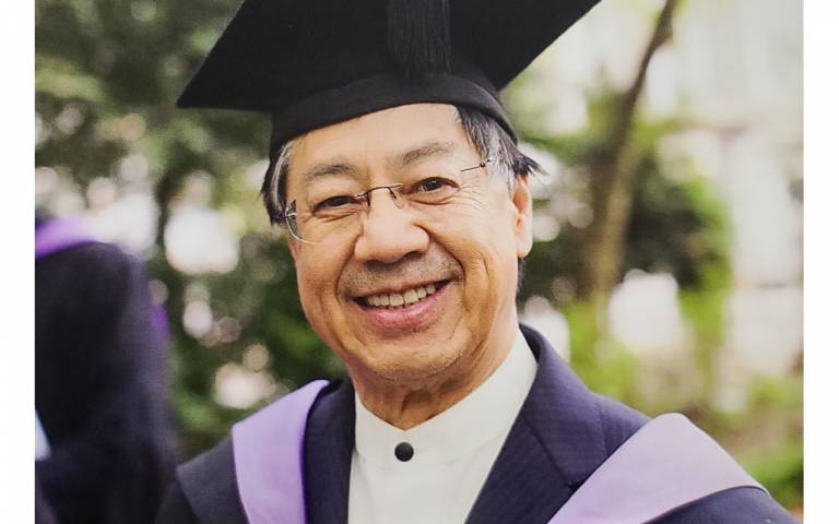Vincent Cheung at Laws graduation ceremony
