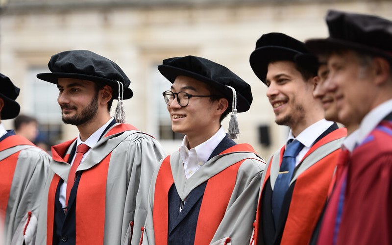 UCL doctoral students graduation