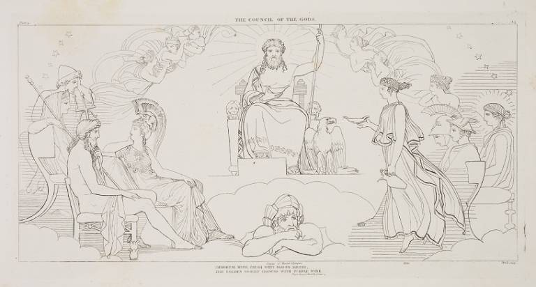 John Flaxman, The Iliad of Homer: engraved from the compositions of John Flaxman (STRONG ROOM FLAXMAN (1)).