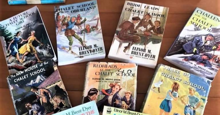 Collection of books in the ‘Chalet School’ series
