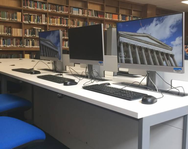 New study spaces with PCs