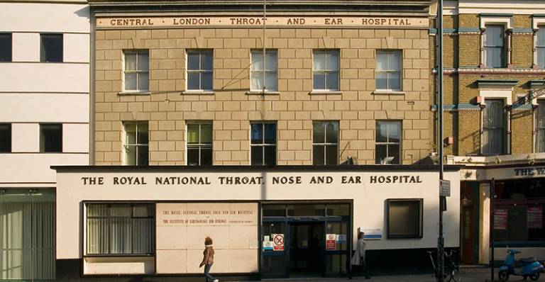 Exterior of the Royal National Throat, Nose and Ear Hospital