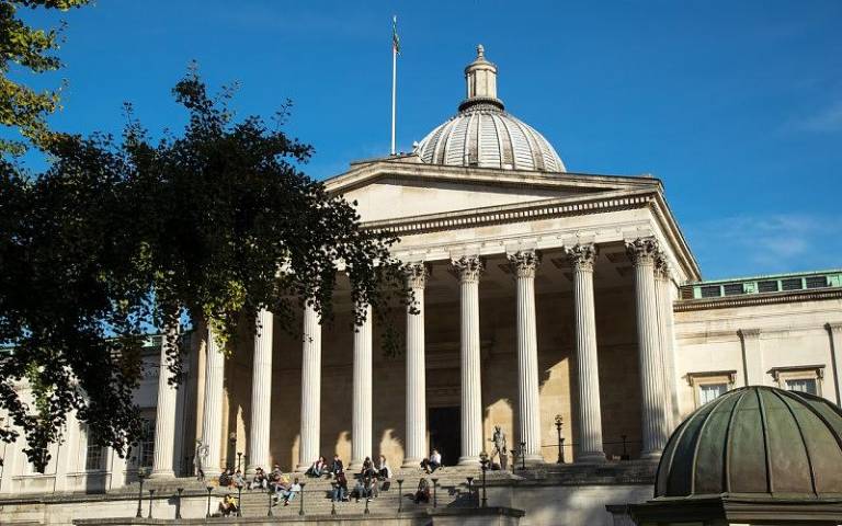 UCL's Portico and steps