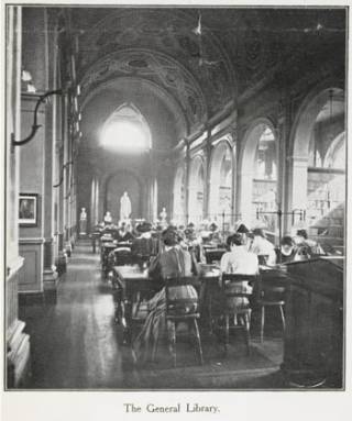 Readers in the Donaldson Library