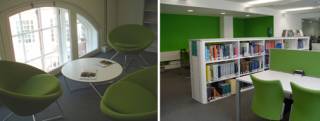 Images of interior of UCL LaSS Library