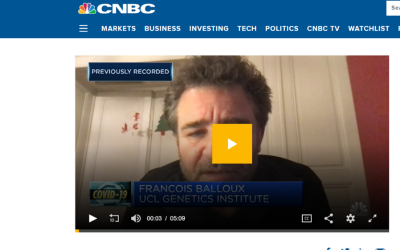 CNBC Interview Covid 19 Francois Balloux
