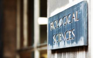 Sign for Biological Sciences at UCL