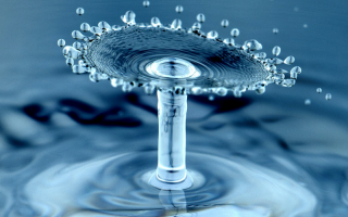 drop of water up close