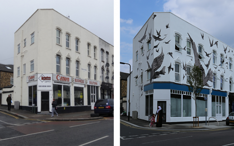 Leytonstone - before and after