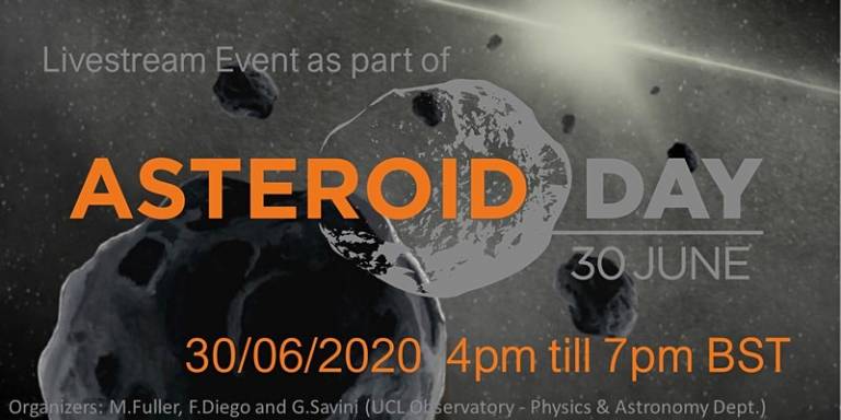 Talking Asteroids event flyer