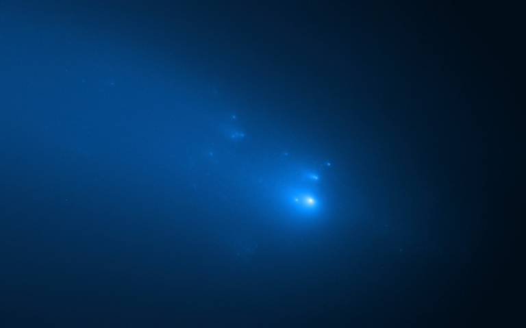 Comet image from the Hubble telescope