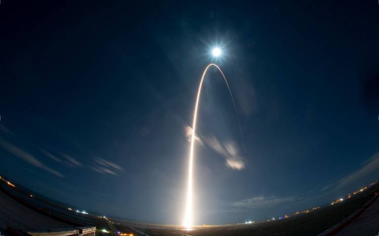 Image of Solar Orbiter liftoff. Credit: ESA–S. Corvaja