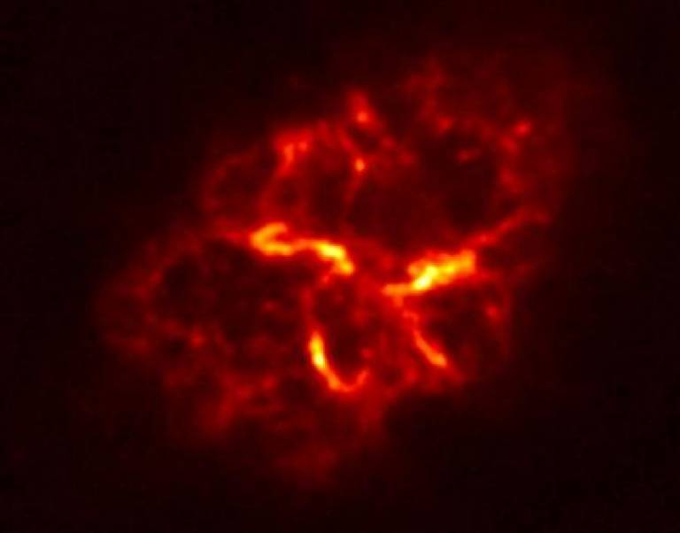 Crab Nebula seen by Herschel