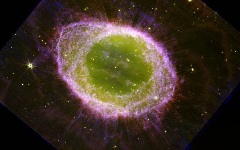 JWST/NIRcam composite image of the Ring Nebula