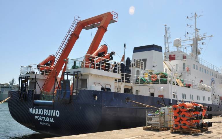 The research vessel Mario Ruivo