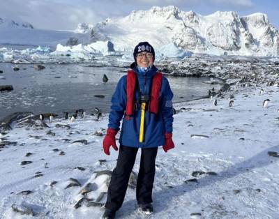 Elena Preisen Reis in Antartica 