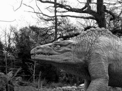 Megalosaurus in Crystal Palace Park. Credit: O. Usher