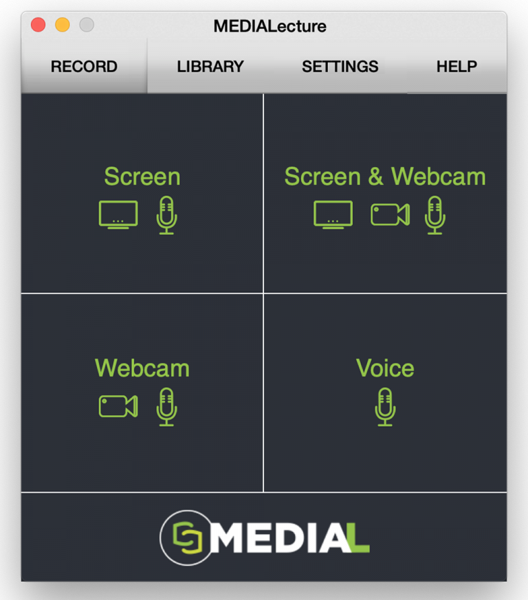 Medialecture application settings