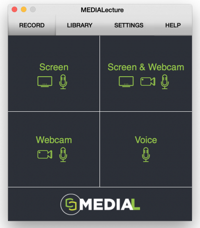 Medialecture application settings
