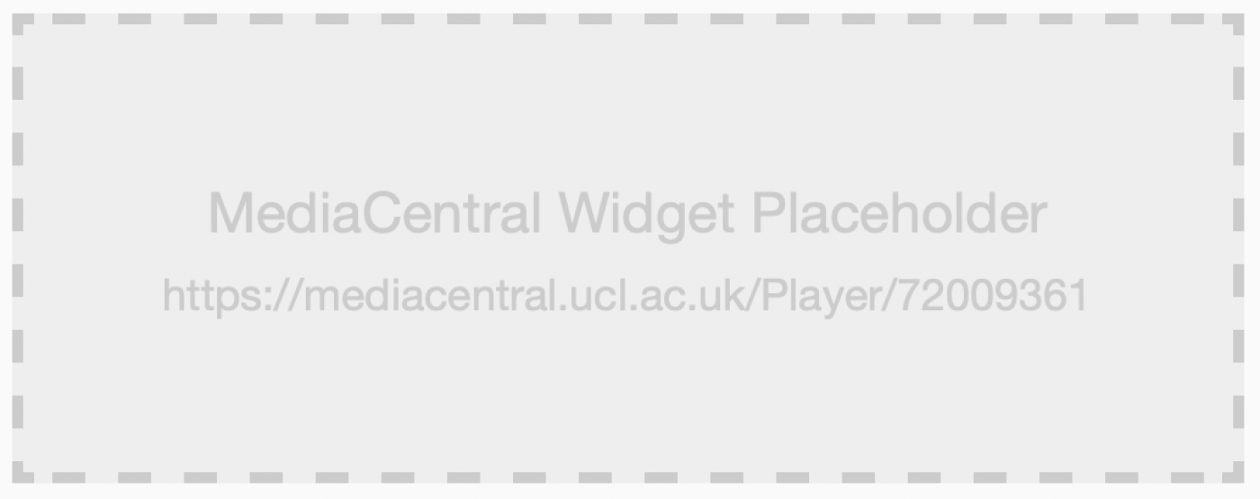 Screenshot of Mediacentral Drupal Widget placeholder