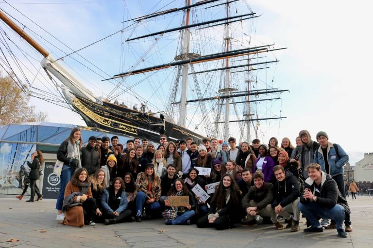 UCL Biomedical Engineering students at Greenwich in 2019