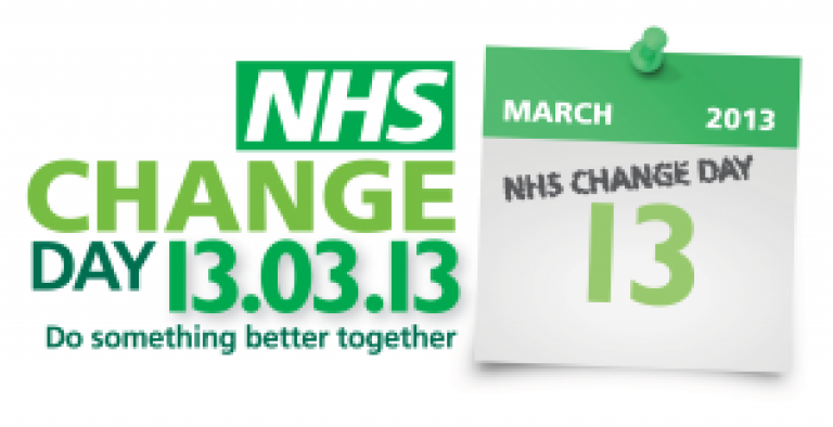 NHS Change Day logo…