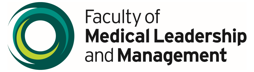 Logo for the Faculty of Medical Leadership and Management