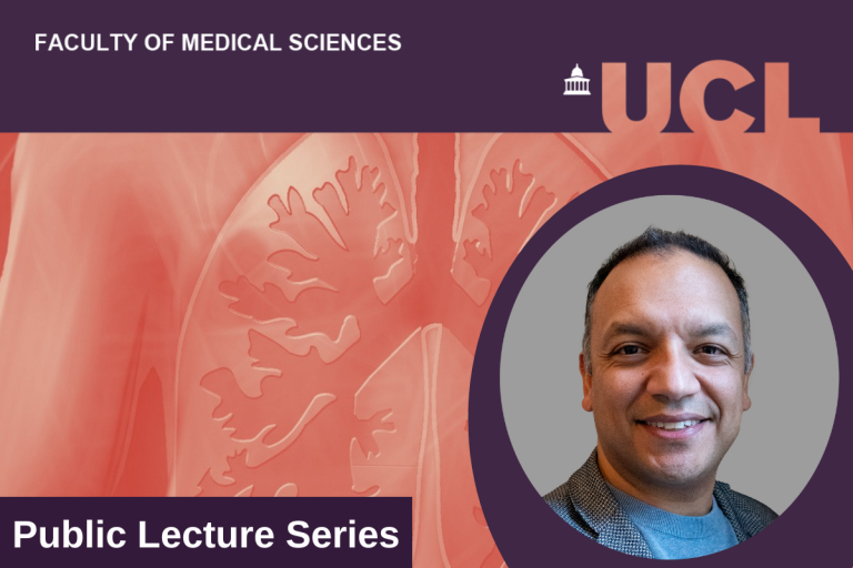 A photo of Hanif Esmail - UCL Faculty of Medical Sciences Public Lecture Series